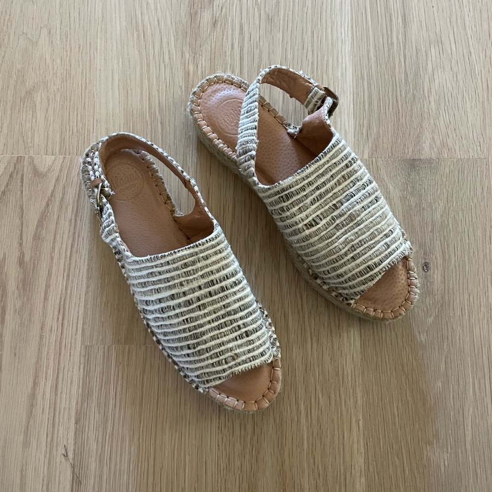 NIB ALOHAS Back Strap Summer Espadrille Sandal